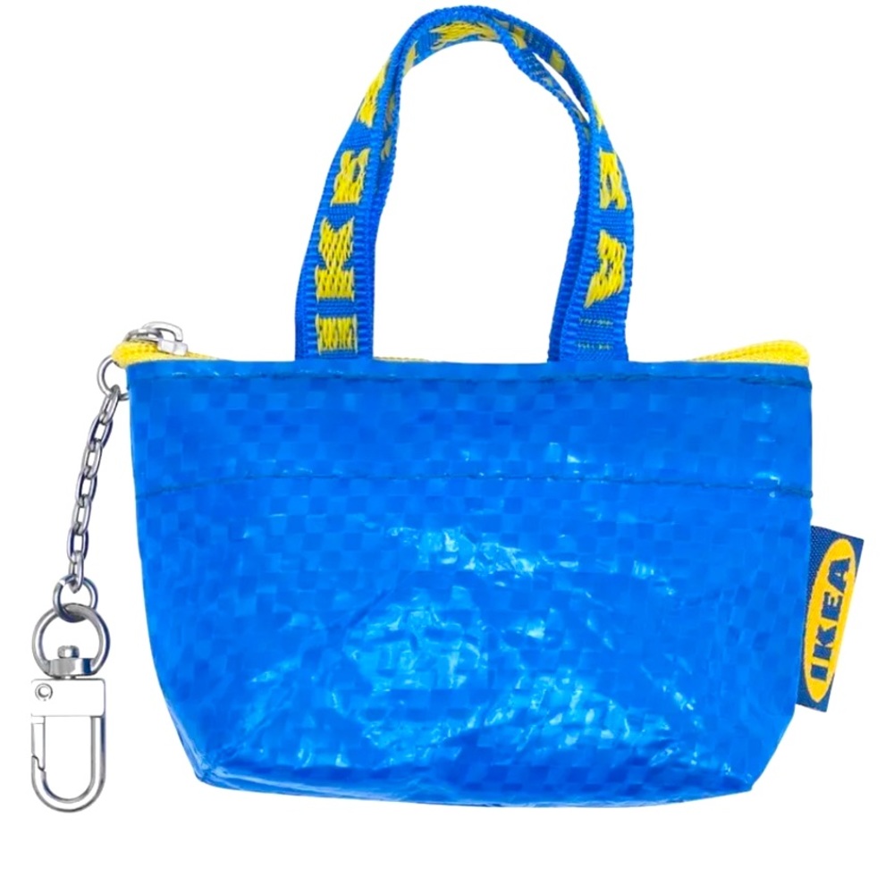 Limited edition IKEA signature bag tote keychain and coin purse